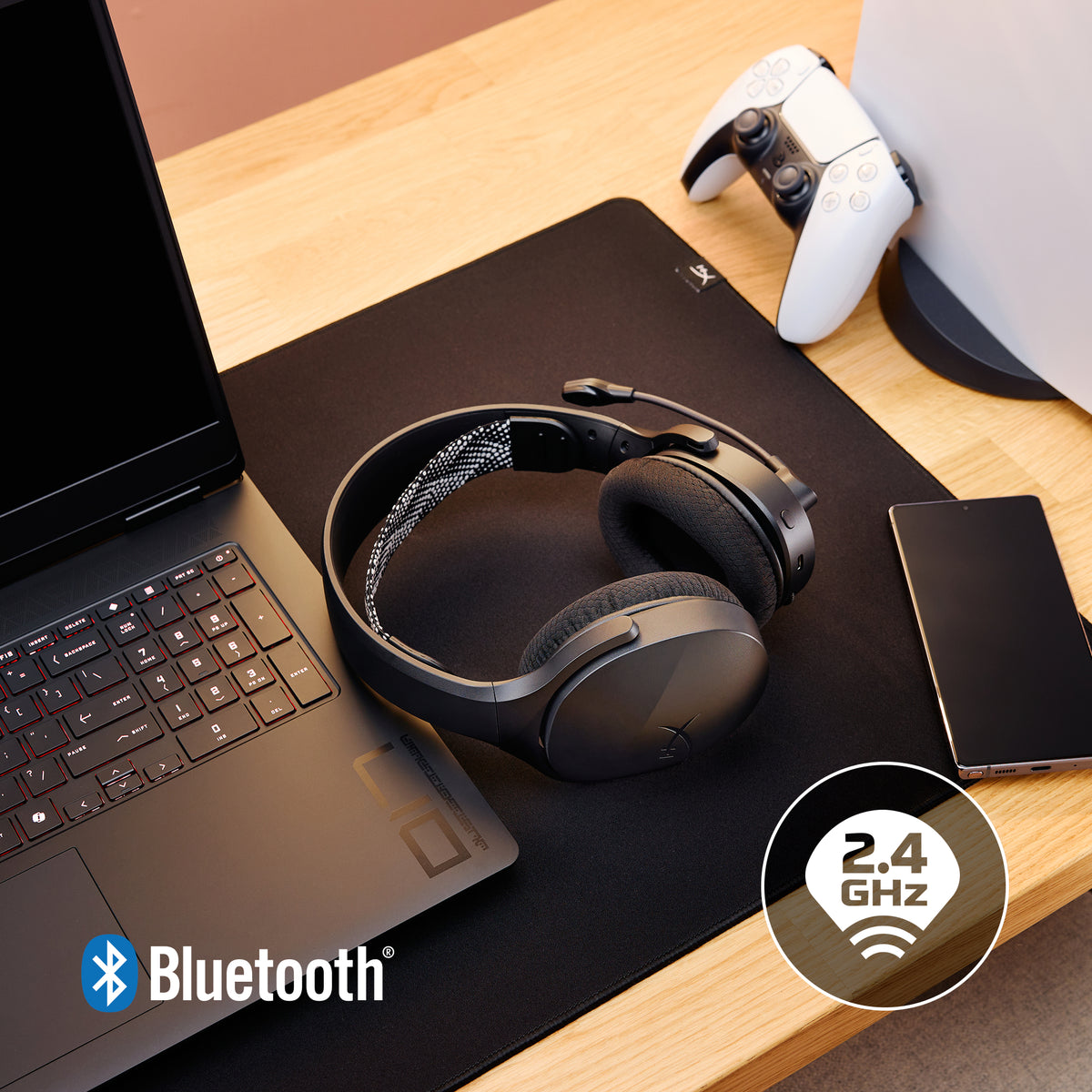 Casque de Jeu Sans Fil HyperX Cloud Jet, Noir