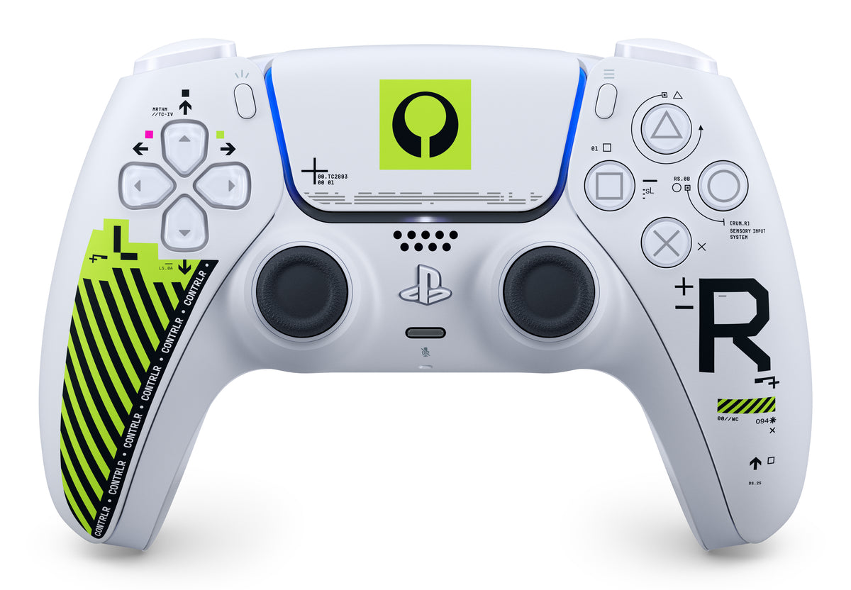 Sony DualSense Wireless Marathon Limited Edition - Manette Blanche et Verte pour PS5, PC, Mac, Android, iOS