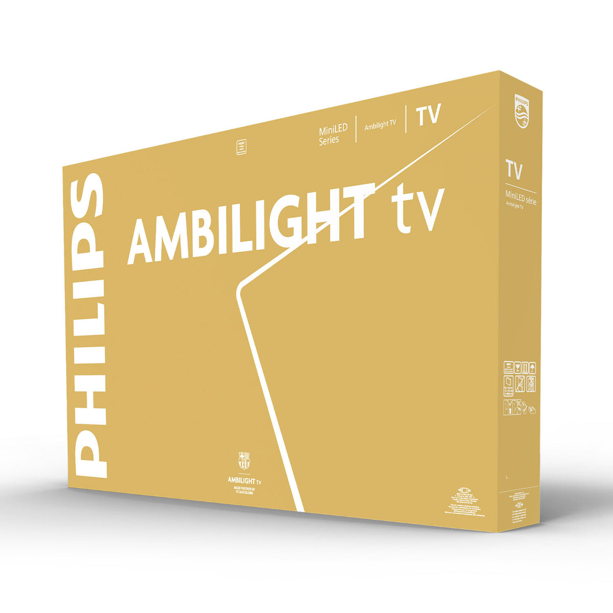 Philips Ambilight 65MLED910/12 TV 165,1 cm (65") 4K Ultra HD Smart TV Wifi Noir