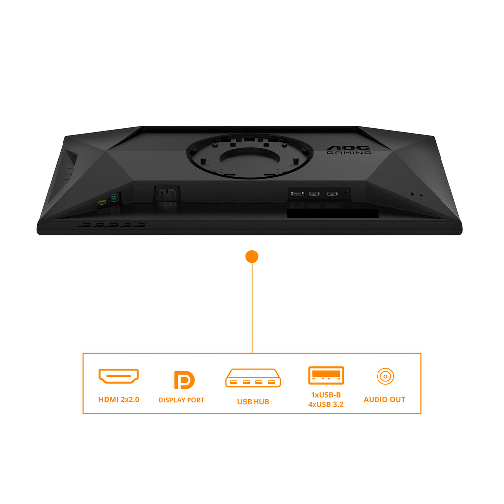 AOC G4 25G4SXU écran plat de PC 62,2 cm (24.5") 1920 x 1080 pixels Full HD LED Noir, Gris