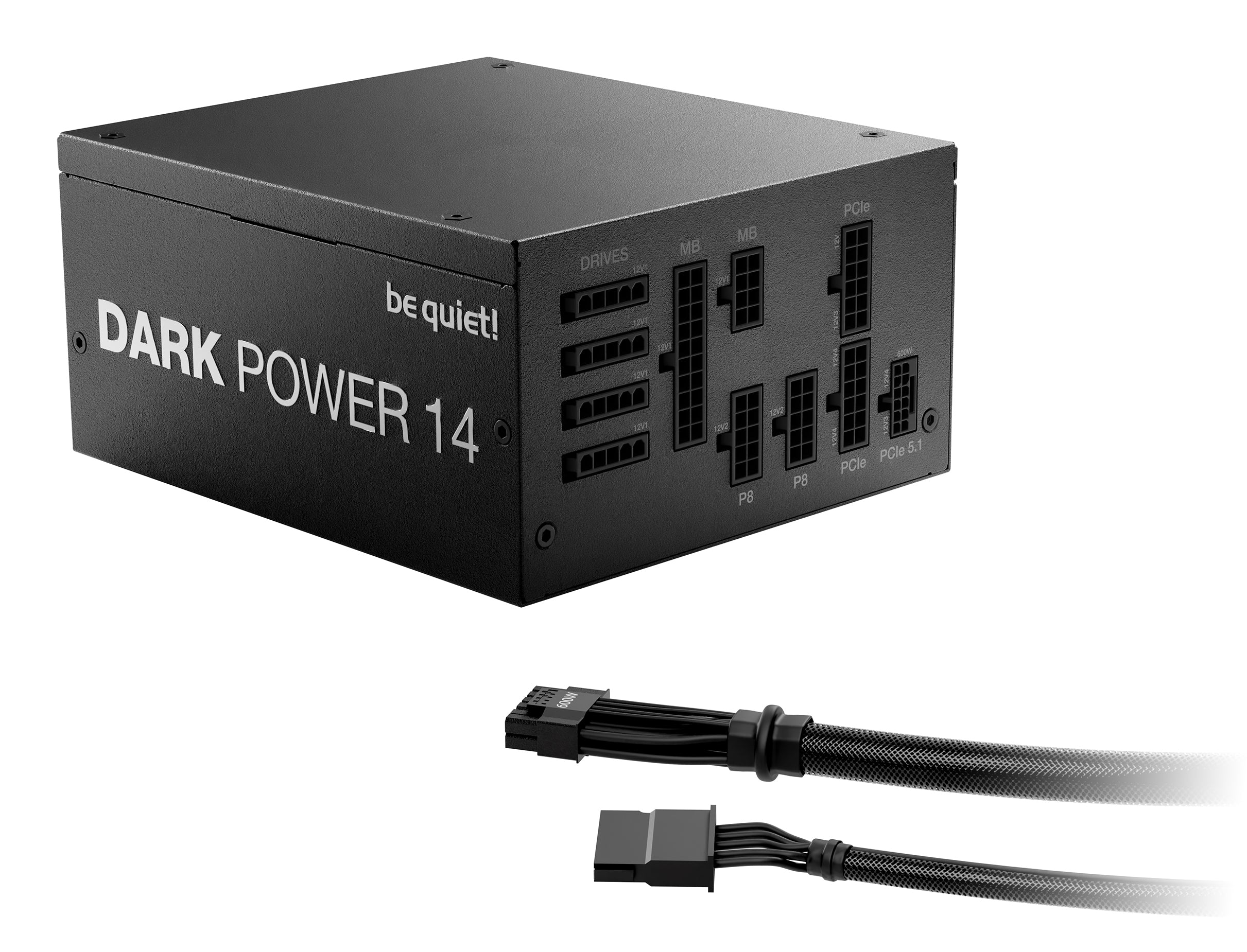 be quiet! Dark Power 14 1000 W | Alimentation ATX 3.1 | refroidissement actif ou mode semi-passif | 80 Plus Titanium