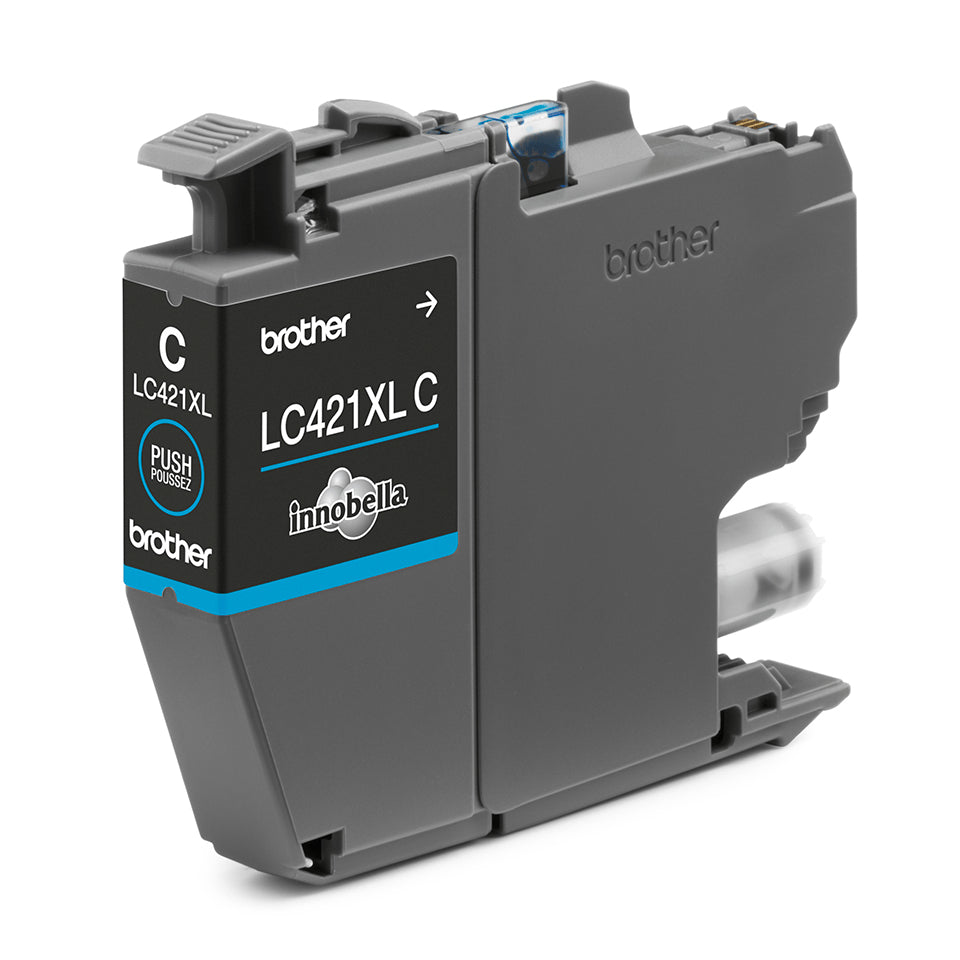 Brother LC-421XLC Cartouche d'Encre Cyan Haute Capacité (XL)