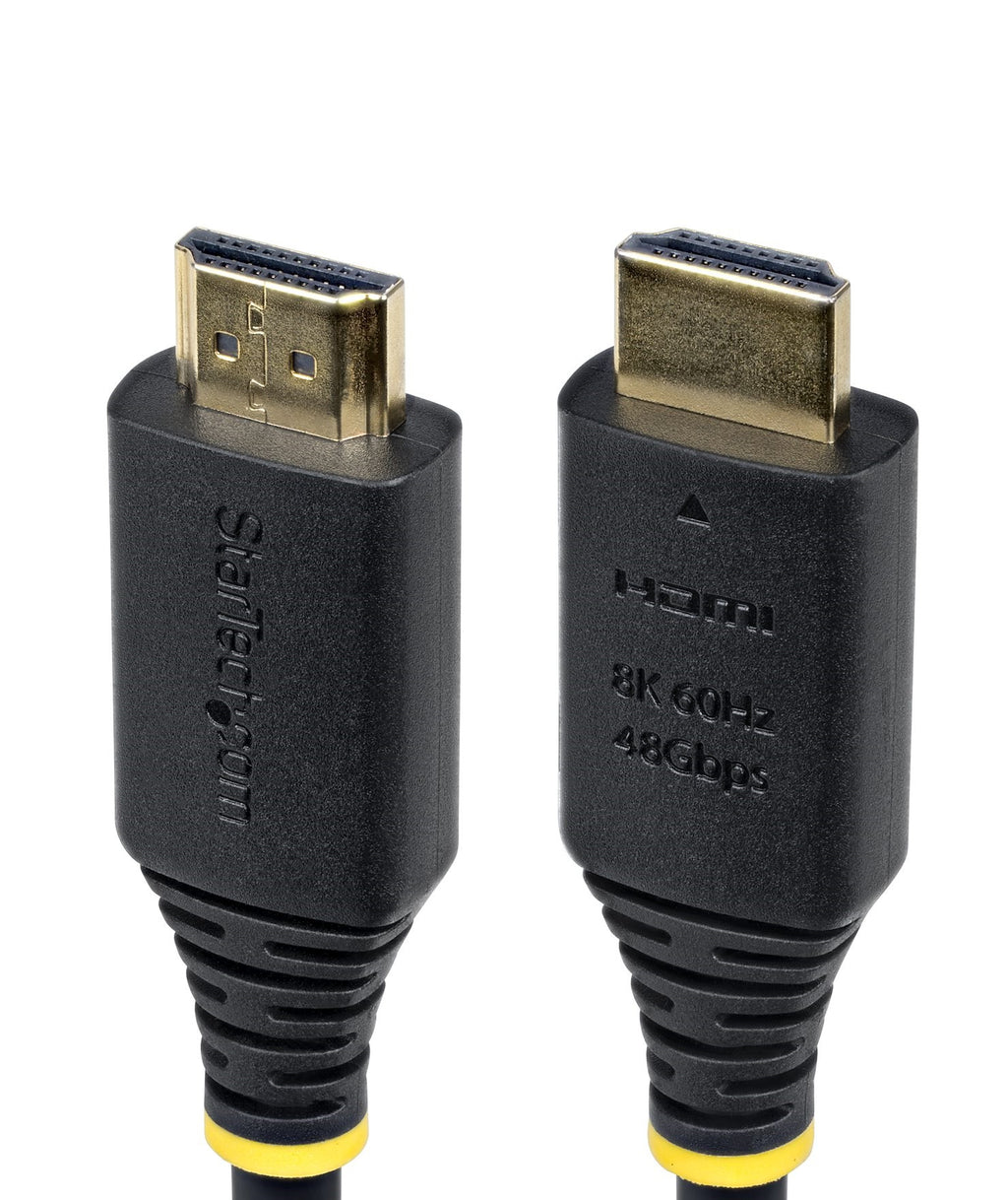 StarTech.com Câble HDMI 2.1 Ultra Haut Débit 4m, 8K 60Hz / 4K 120Hz, 48 Gbps, HDR10+, eARC, Gaine TPE Flexible