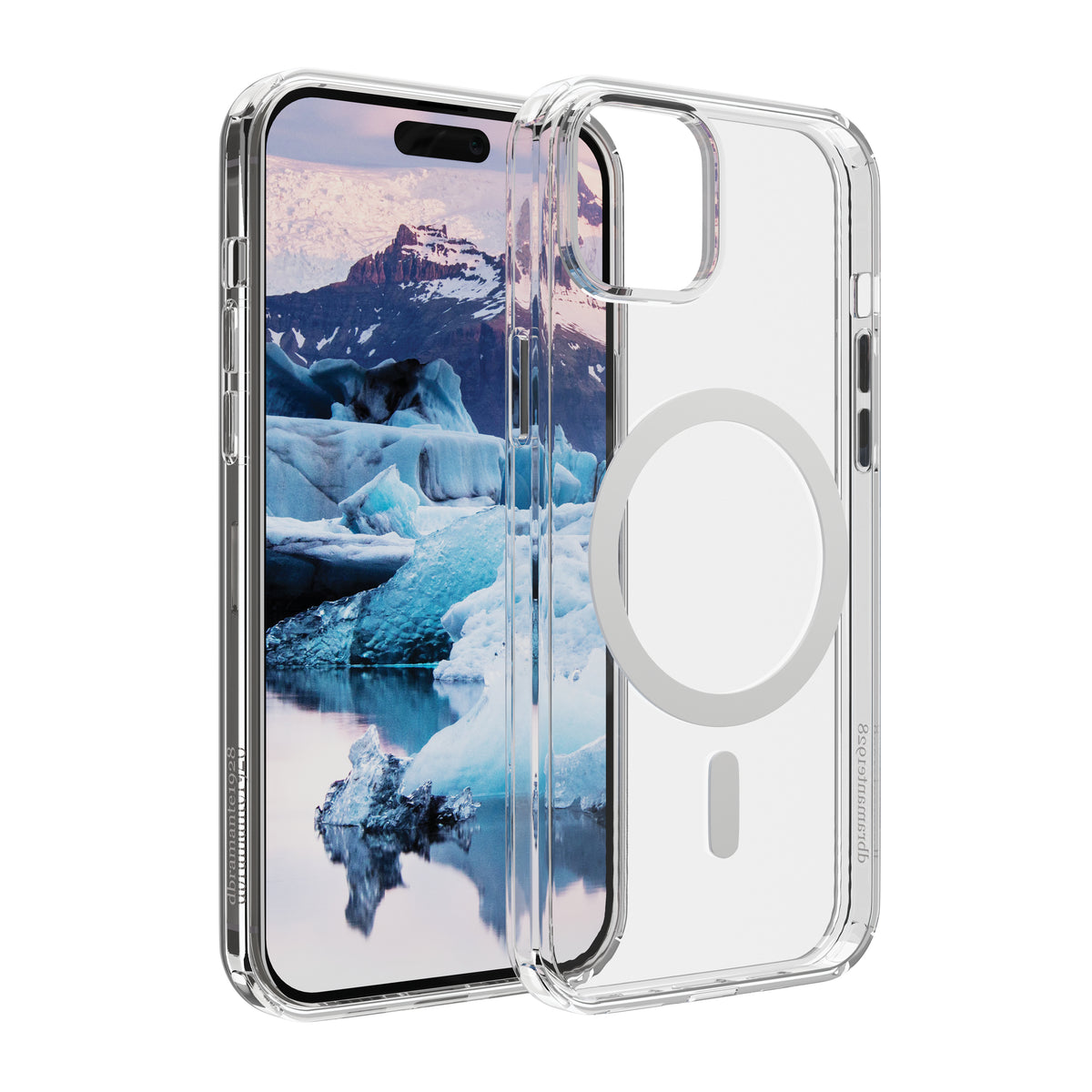 Coque de Protection Iceland Pro MS, Housse Transparente et Blanche