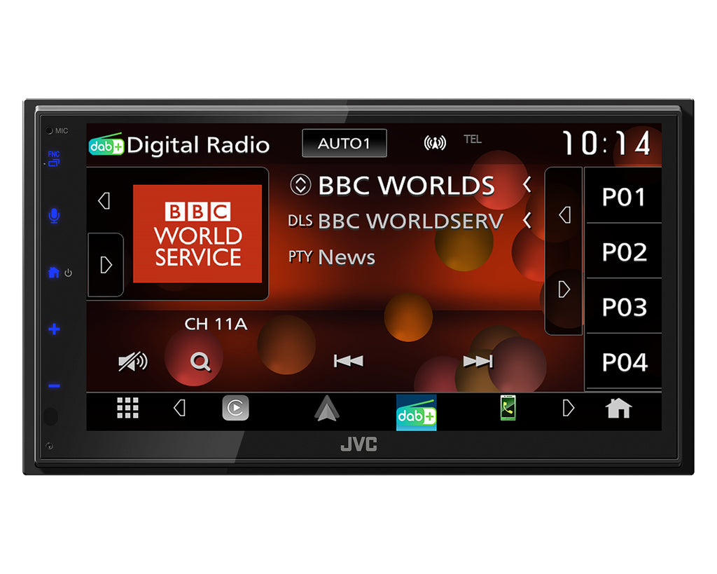 JVC KW-M695DBW récepteur multimédia de voiture Noir Wifi 200 W Bluetooth