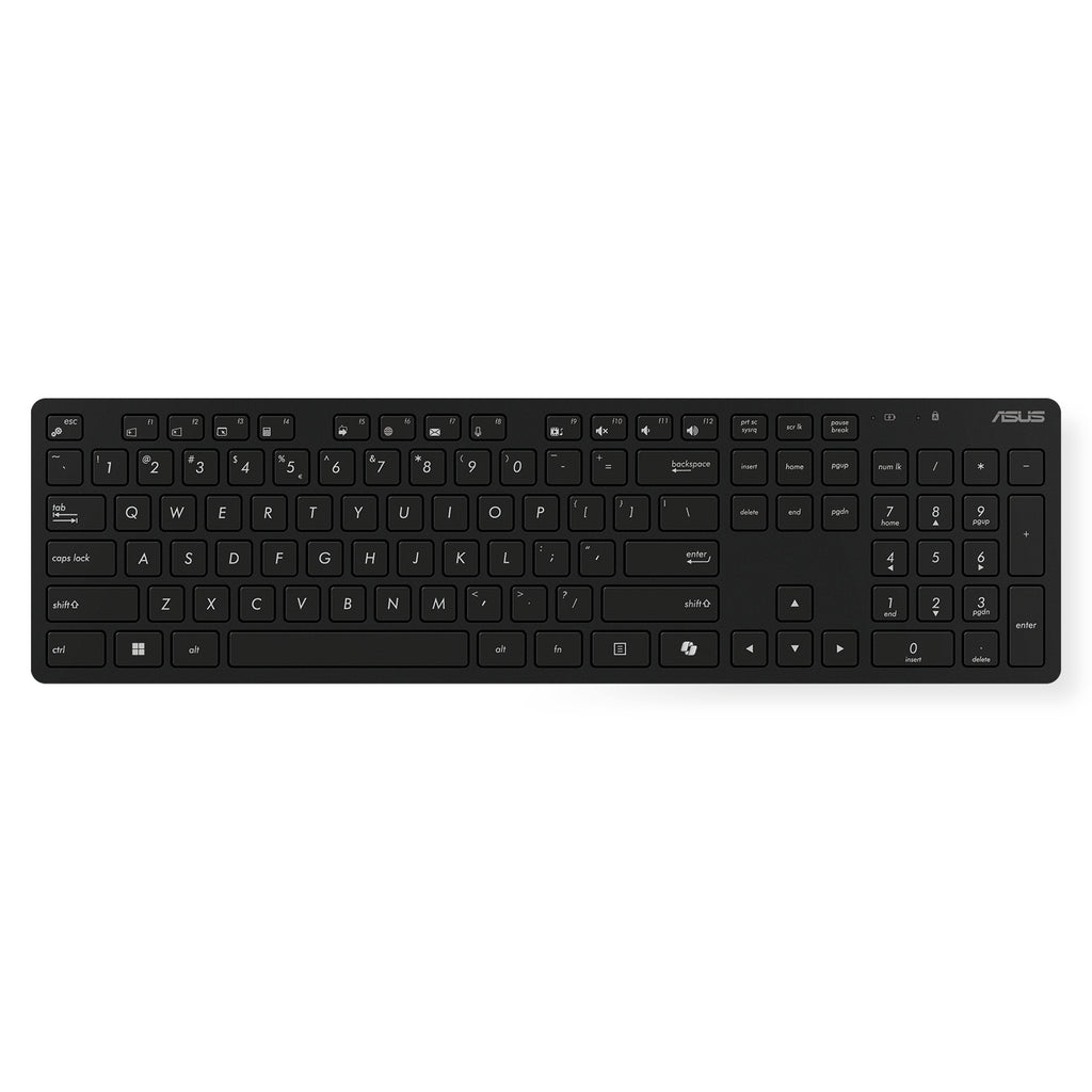 ASUS W5000 Ensemble Clavier et Souris Sans Fil RF Universel, Noir