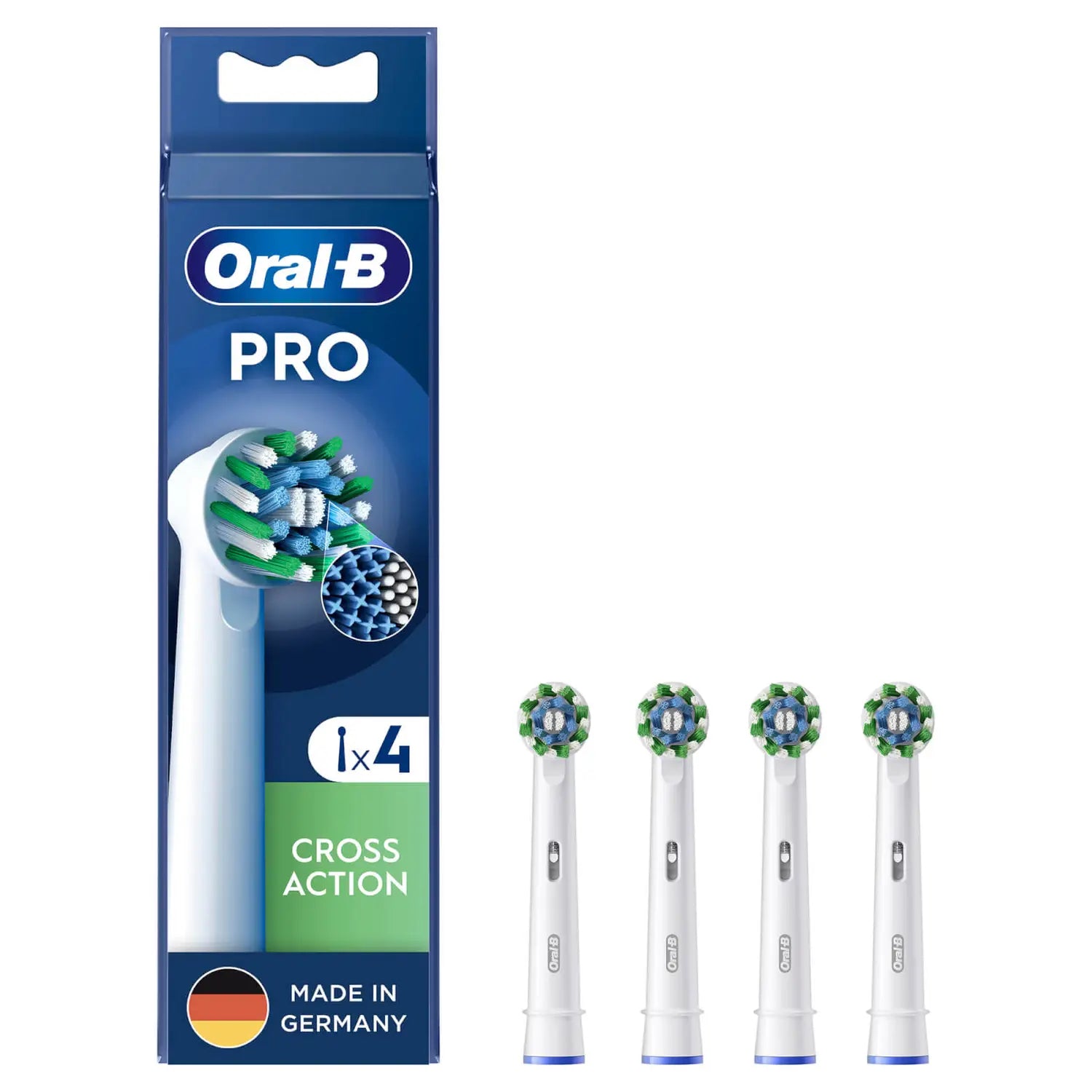 Oral-B CrossAction 4 pièce(s) Blanc