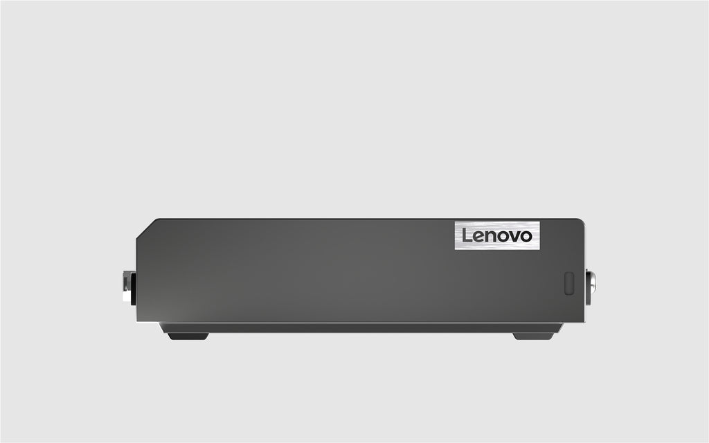Lenovo ThinkEdge SE10 Mini PC Intel Atom x6425RE 8 Go DDR4 256 Go SSD Windows 11 IoT Enterprise Noir