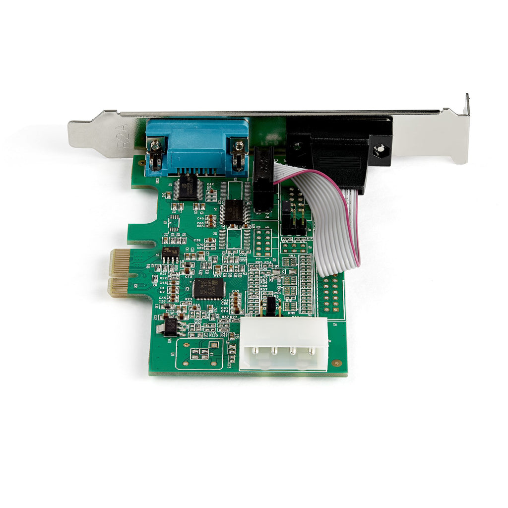 StarTech.com Carte adaptateur PCI Express vers serie RS232 - 2 ports - 16950 UART - Cache FIFO de 256 octets - ASIX AX99