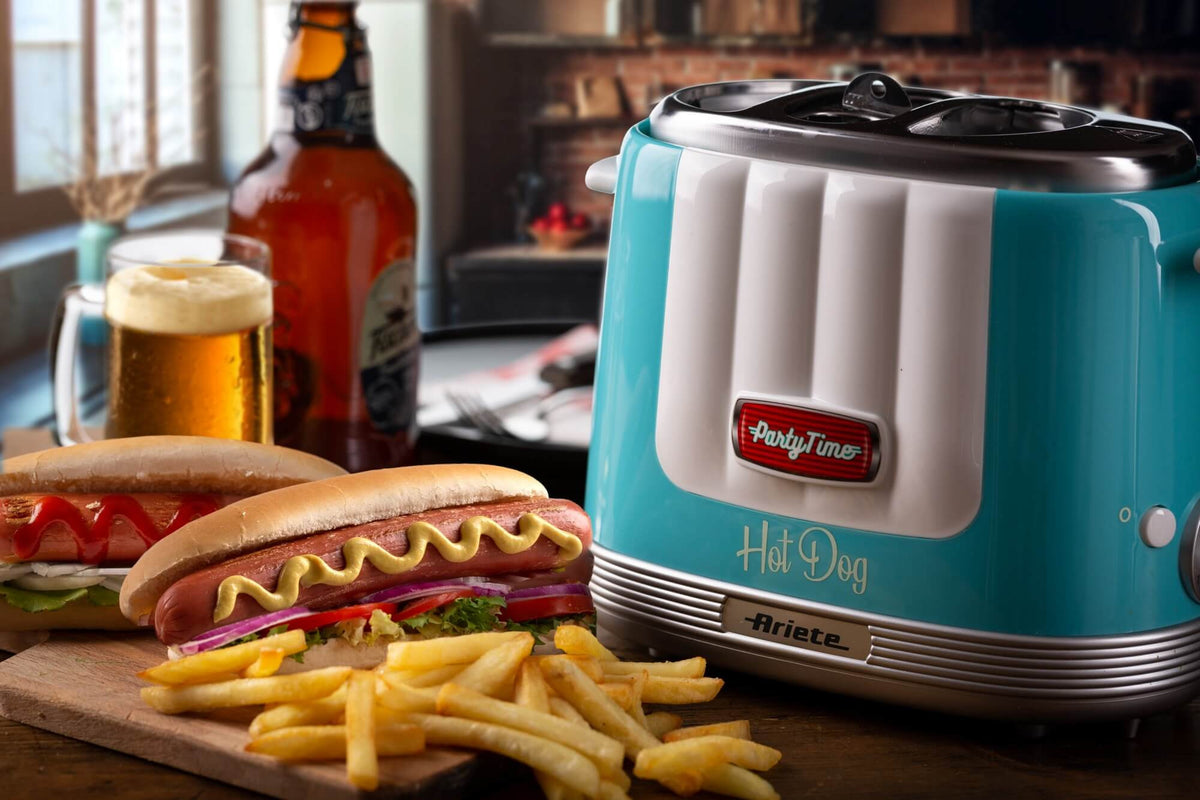 Ariete 0206/01 Gril pour hot dog 650 W Bleu clair