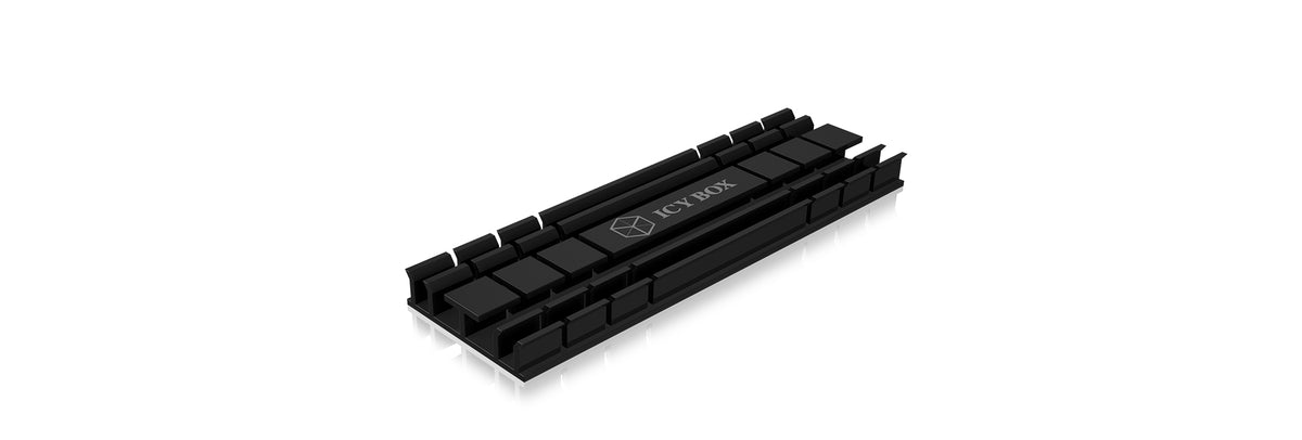 ICY BOX IB-M2HS-701 M.2 NVMe SSD Dissipateur thermique/Radiateur Noir 1 pièce(s) - vue 5