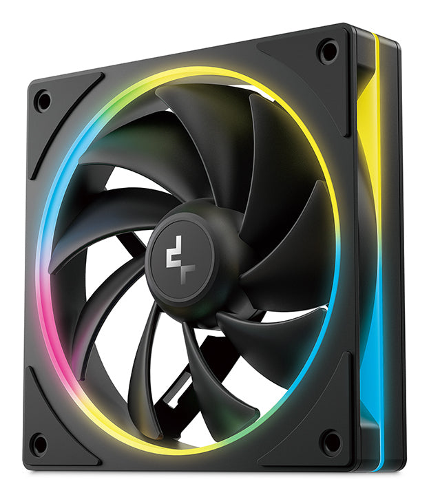 Deepcool Industries Deepcool FL12 SE Etuiblæsersæt 1-pack Sort 120 mm