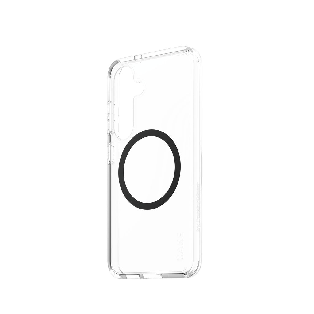 PanzerGlass PanzerGlass CARE™ by ® Urban Combat Case Transparent w. Black Qi Compatible Samsung Galaxy S25 coque de protection pour téléphones portables Housse