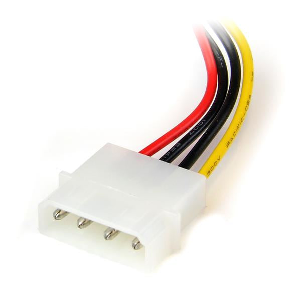 StarTech.com Adaptateur d'alimentation LP4 vers SATA Angle Gauche 4 Broches - 15 cm
