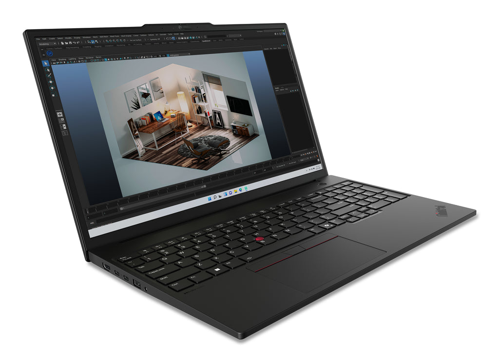 Lenovo ThinkPad P16s Gen 3 (Intel) Intel Core Ultra 7 155H Station de travail mobile 40,6 cm (16") WUXGA 32 Go DDR5-SDRAM 1 To SSD NVIDIA RTX 500 Ada Wi-Fi 6E (802.11ax) Windows 11 Pro Allemand Noir