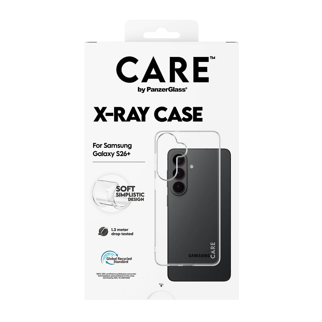 PanzerGlass CARE X-Ray Case pour Samsung Galaxy S26+, Coque de Protection Transparente