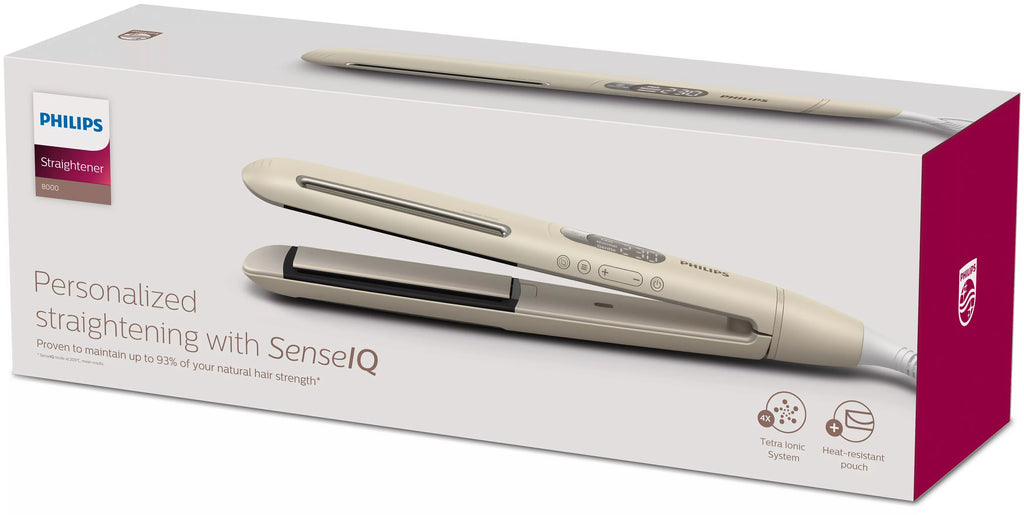 Philips 8000 series BHS838/00 brosse soufflante et fer à lisser À chaleur Beige 1800 W 2 m
