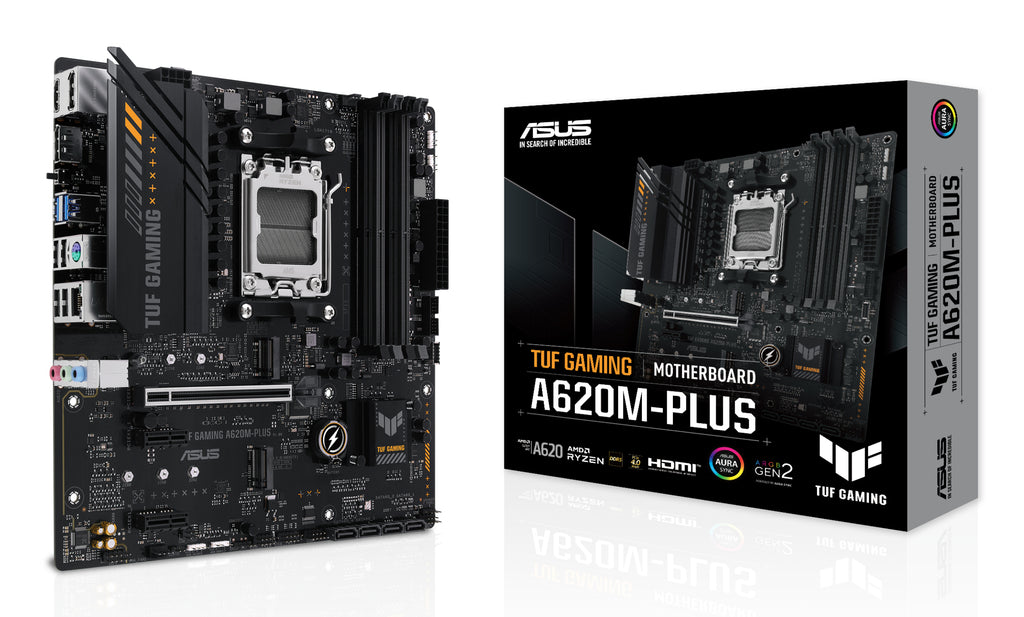ASUS TUF GAMING A620M-PLUS AMD A620 Emplacement AM5 micro ATX