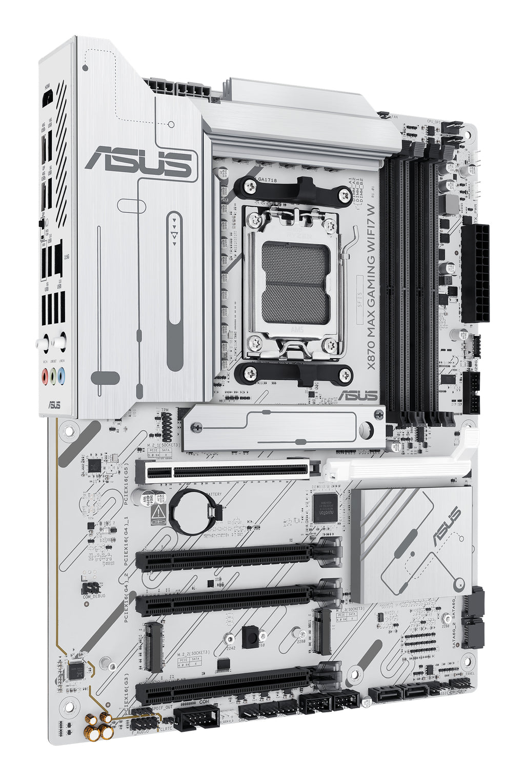 ASUS X870 MAX GAMING WIFI7 W AMD X870 Emplacement AM5 ATX
