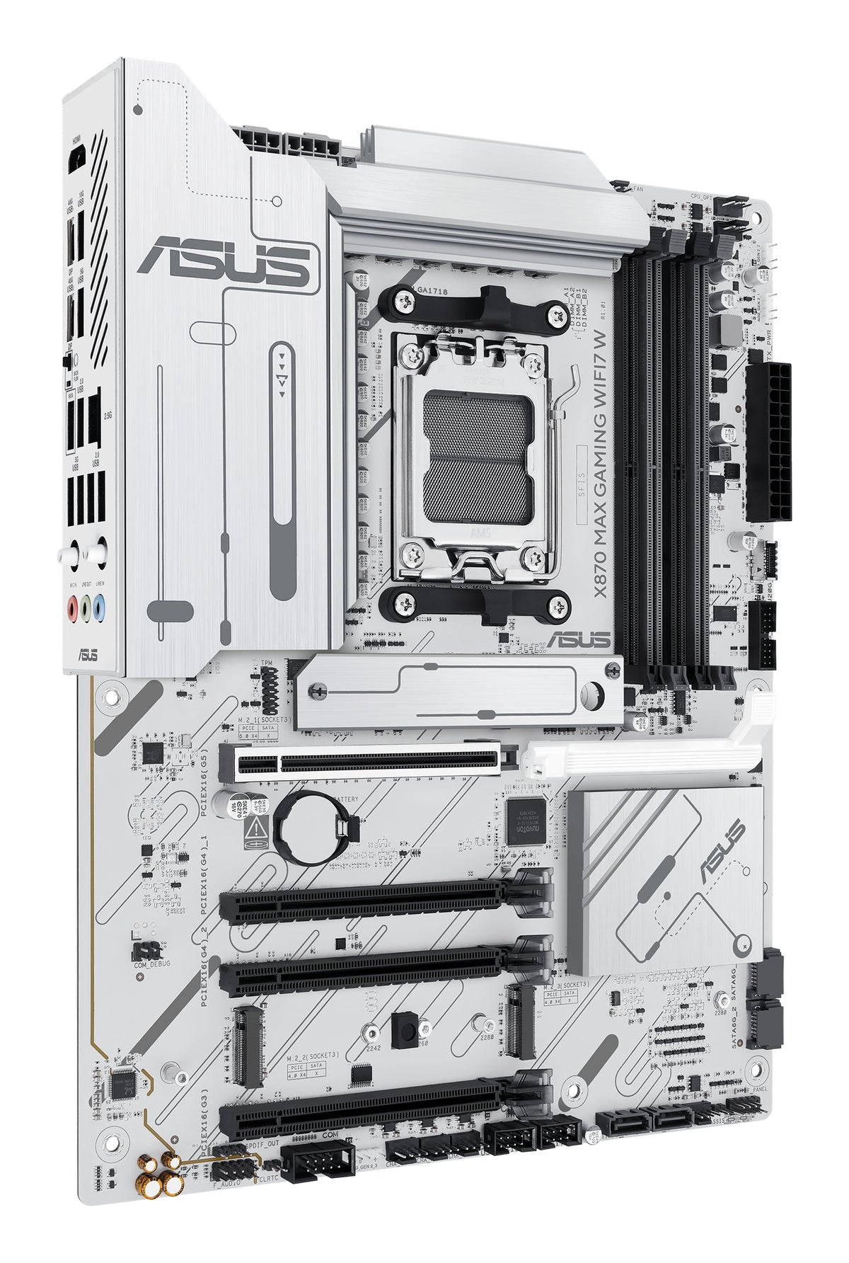 ASUS X870 MAX GAMING WIFI7 W AMD X870 Emplacement AM5 ATX