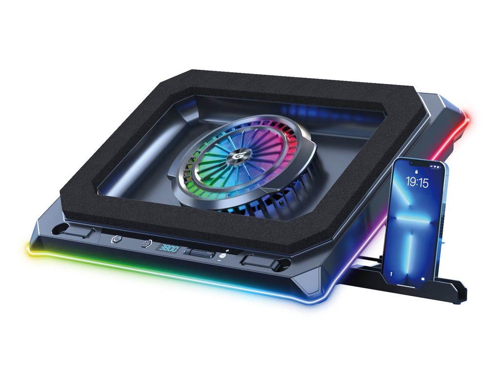 Conceptronic THYIA04B système de refroidissement pour ordinateurs portables 48,3 cm (19") 1700 tr/min Noir - vue 4