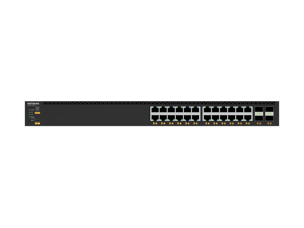 NETGEAR XSM4328CV Switch Géré L3 10G Ethernet PoE 24 Ports RJ-45 1U Noir