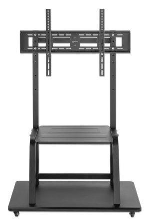 Manhattan Support TV sur Roulettes pour Écrans 37" à 100", VESA 200x200 à 800x600 mm, Charge Max 150 kg, Hauteur Réglabl