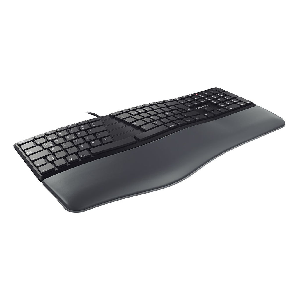 CHERRY KC 4500 ERGO Clavier Ergonomique USB QWERTY Anglais Américain, Noir