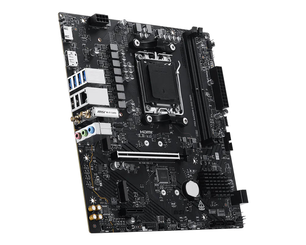 MSI Pro A620AM-G EVO WIFI AMD A620A Emplacement AM5 micro ATX