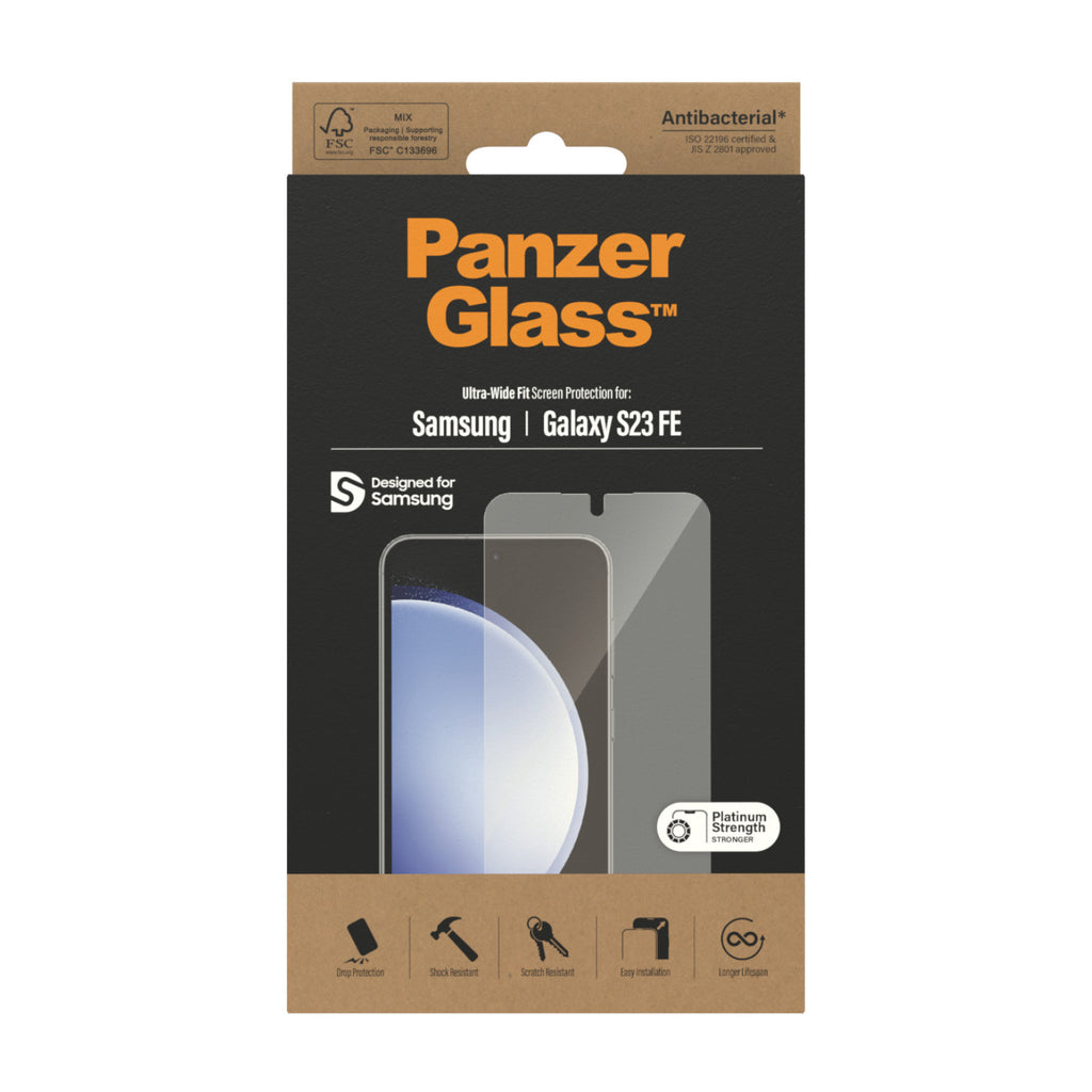 PanzerGlass ® Screen Protector Samsung Galaxy S23 FE | Ultra-Wide Fit Protection d'écran transparent 1 pièce(s)