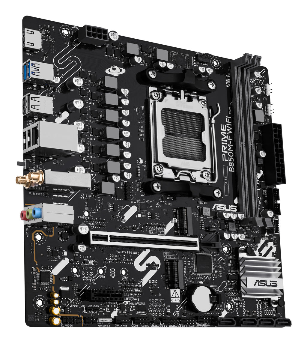 ASUS PRIME B850M-F WIFI AMD B850 Emplacement AM5 micro ATX - vue 4