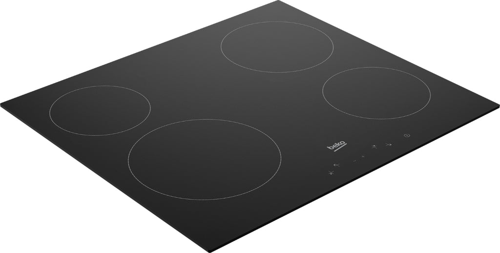 Beko HIC64401 plaque Noir Intégré 58 cm Céramique 4 zone(s)