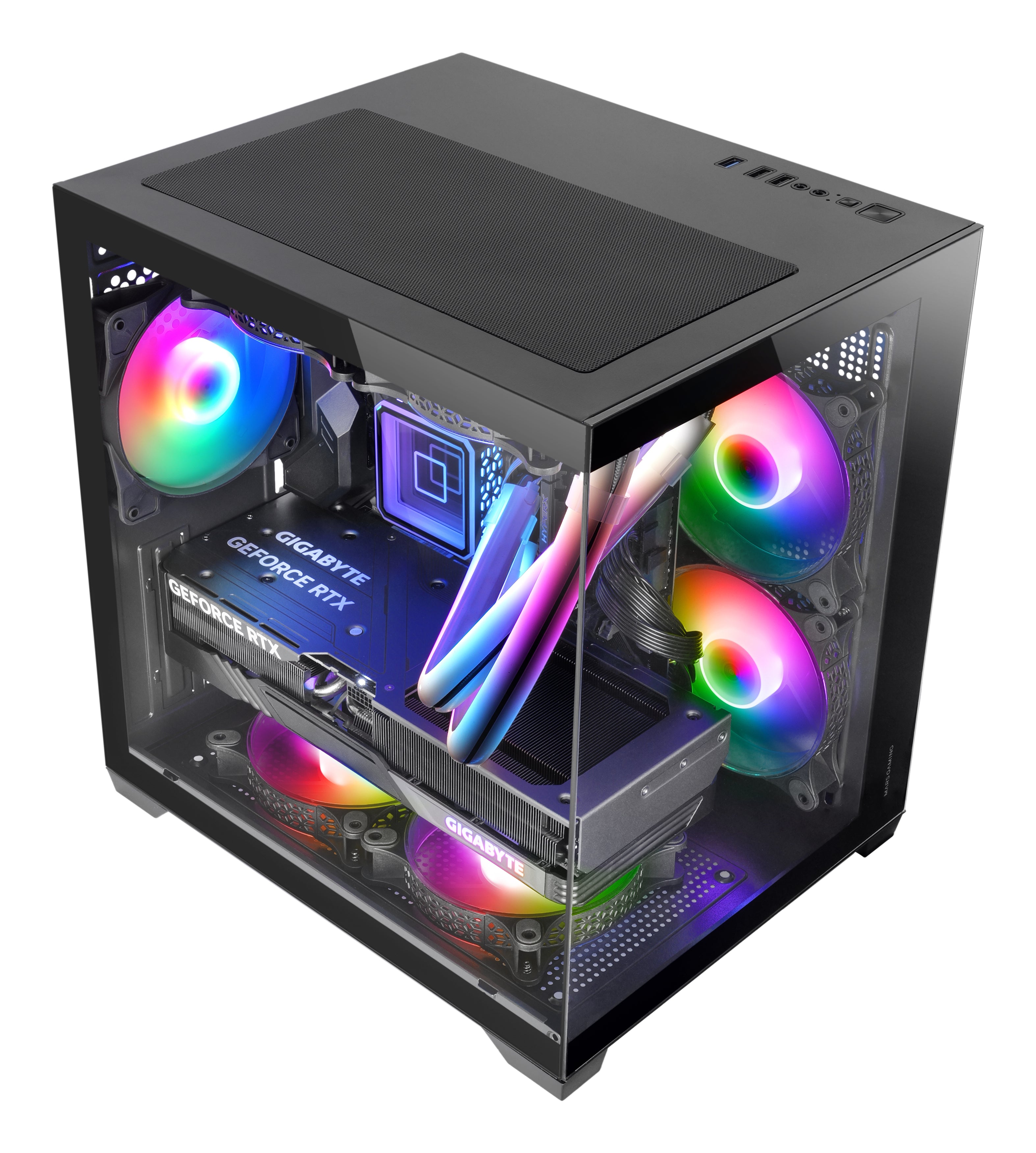 Mars Gaming MC-VIEW2 Mini Tower Noir