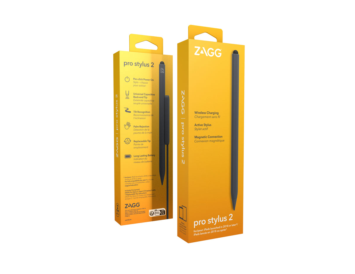 ZAGG Pro Stylus 2 Stylet, Gris