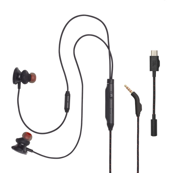 JBL Quantum 50C Casque Avec fil Ecouteurs Gaming Noir