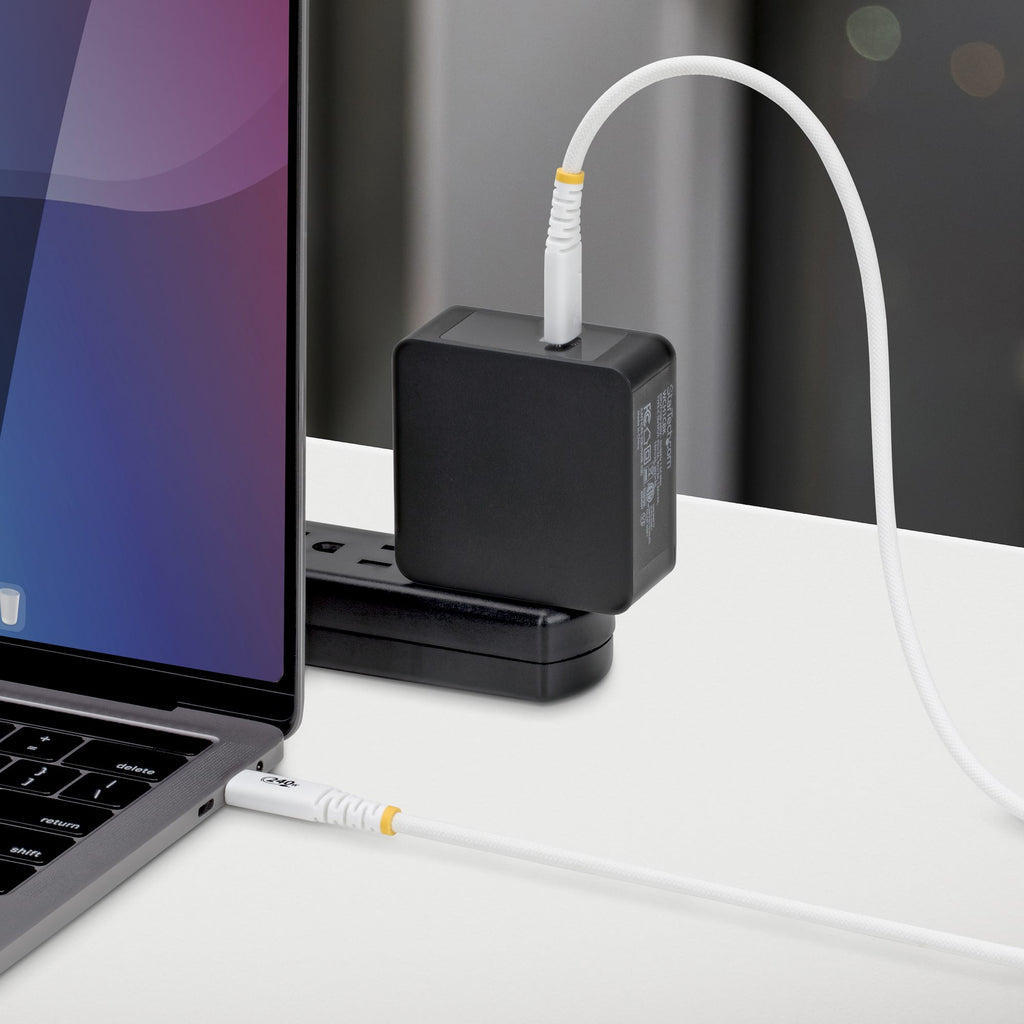 StarTech.com Câble de Recharge USB-C de 3m, Résistant et Ultra-Souple, PD EPR 240W (5A), Câble de Recharge USB 2.0 pour 