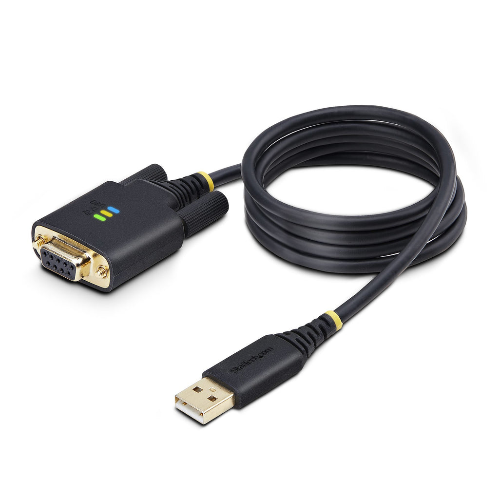 StarTech.com Adaptateur USB vers Série Null Modem 1m, USB-A vers RS232, FTDI, ESD Niveau 4