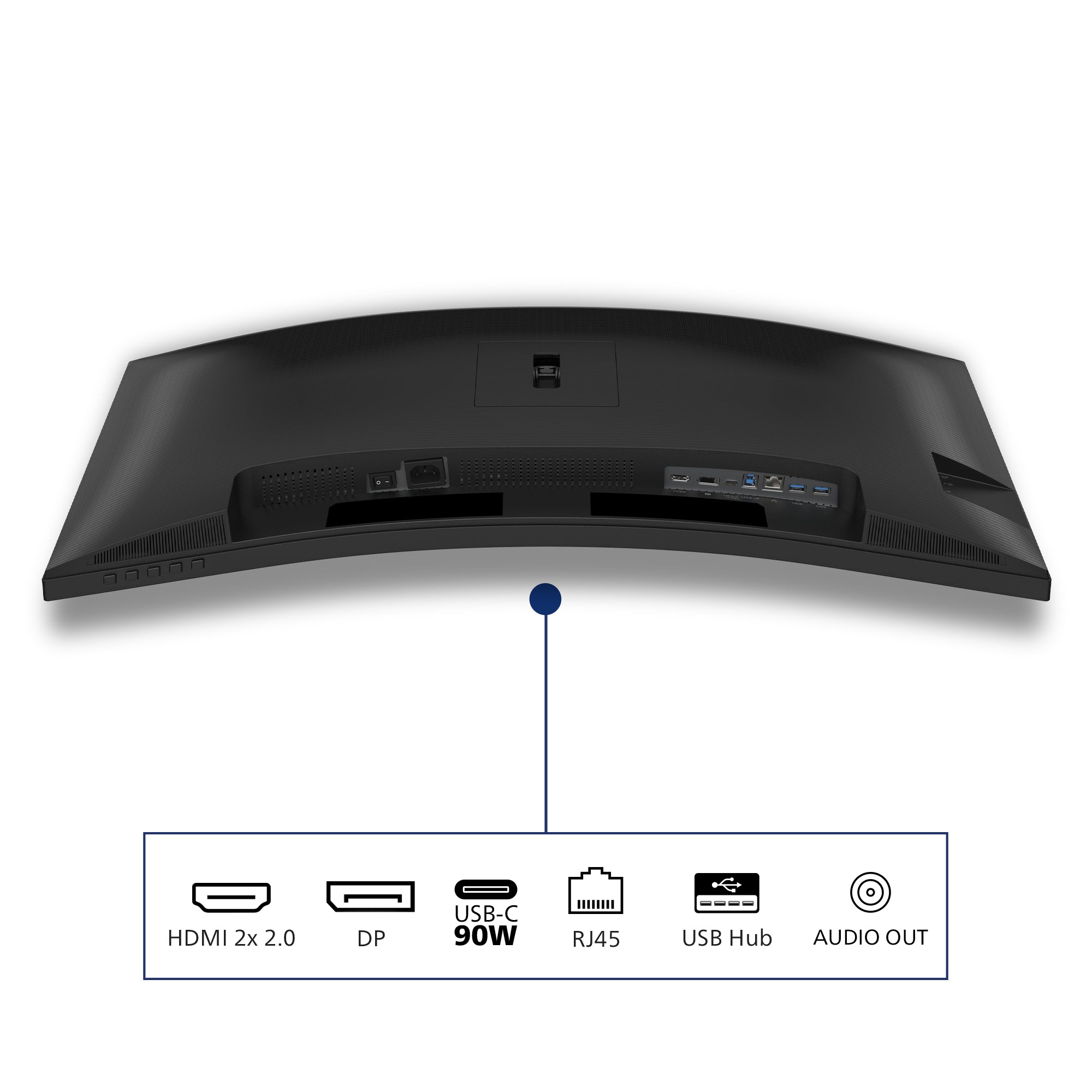Philips 3000 series 34B2U3600C/00 écran plat de PC 86,4 cm (34") 3440 x 1440 pixels Wide Quad HD LCD Noir