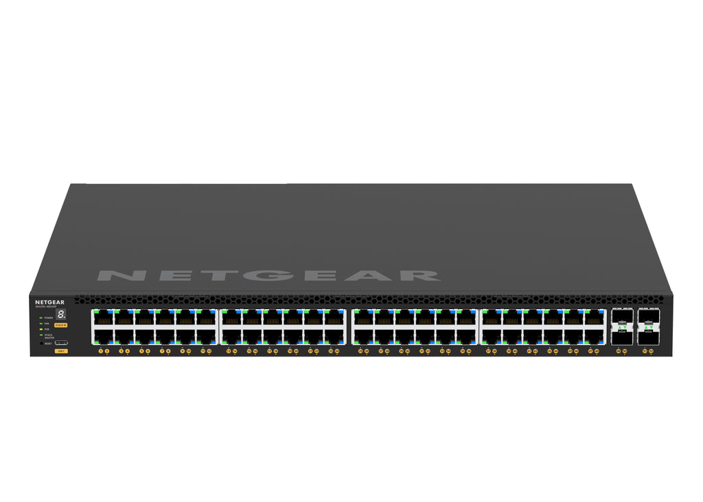 NETGEAR GSM4352 Géré L3 Gigabit Ethernet (10/100/1000) Connexion Ethernet, supportant l'alimentation via ce port (PoE) 1U Noir - vue 7