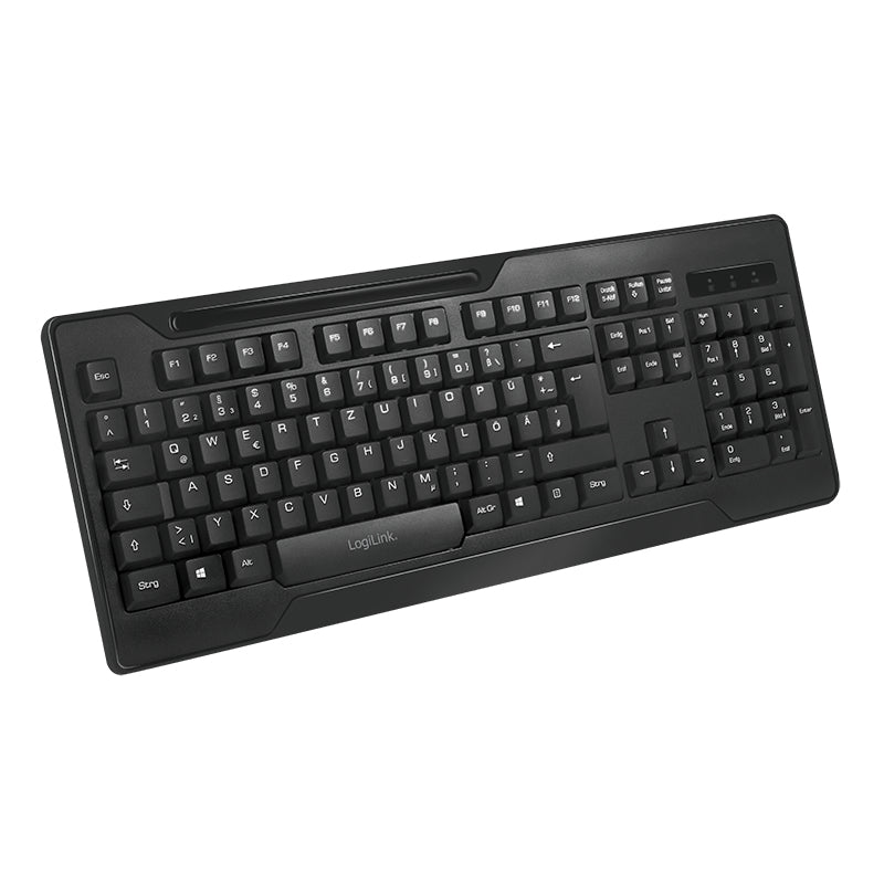 LogiLink ID0194 Ensemble Clavier et Souris Sans Fil RF, Noir