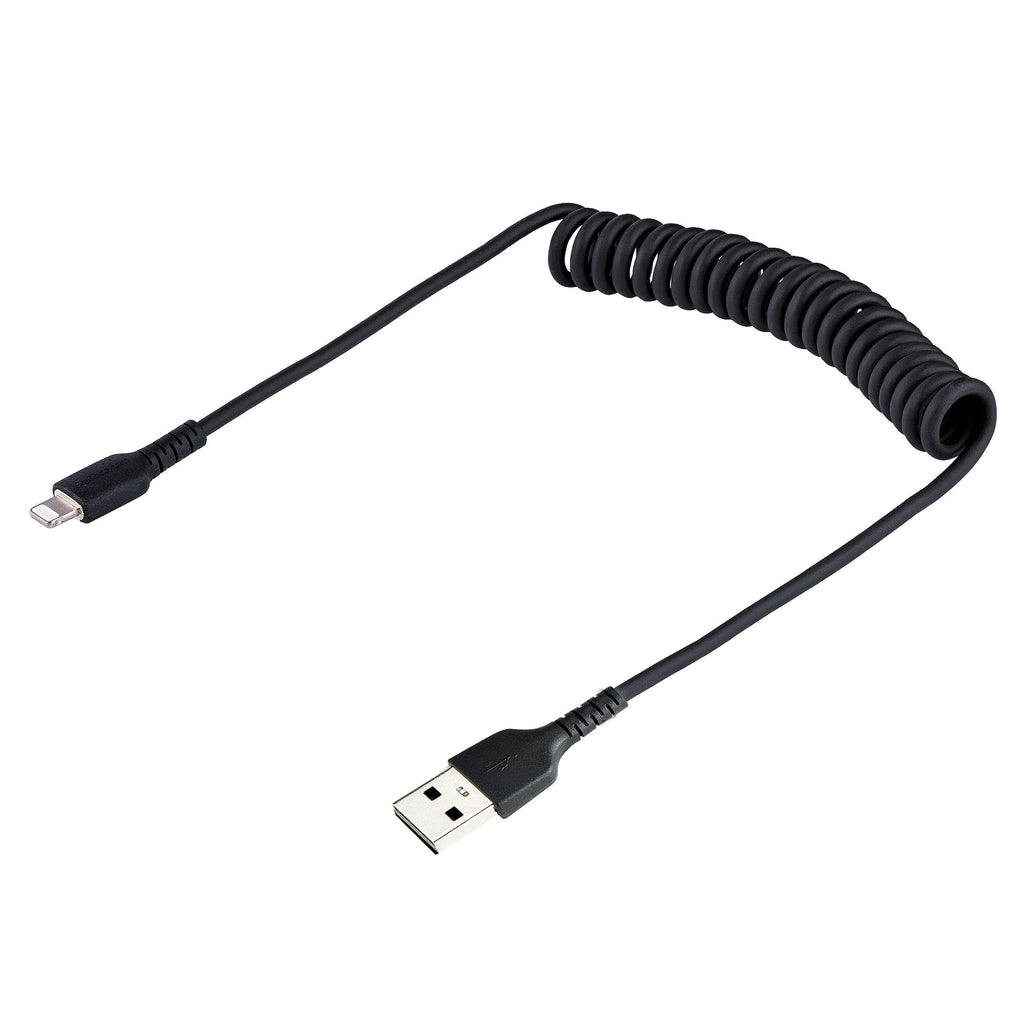StarTech.com Câble USB vers Lightning 50cm Certifié MFi, Noir, Fibre Aramide