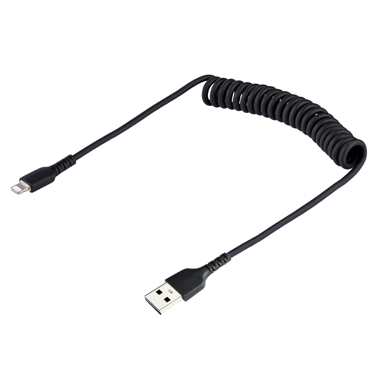 StarTech.com Câble USB vers Lightning 50cm Certifié MFi, Noir, Fibre Aramide