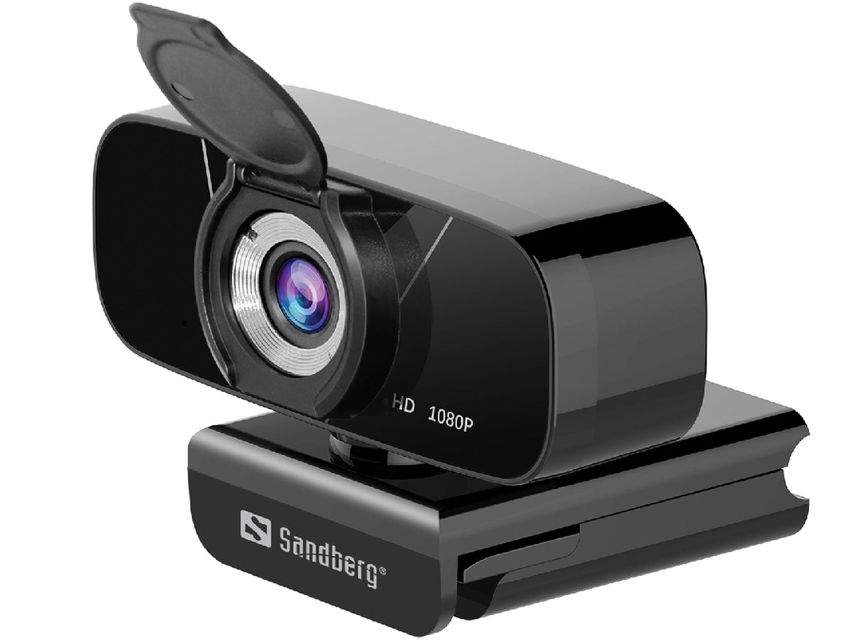 Sandberg 134-15 Webcam 2 MP Full HD 1080p USB 2.0, Noir