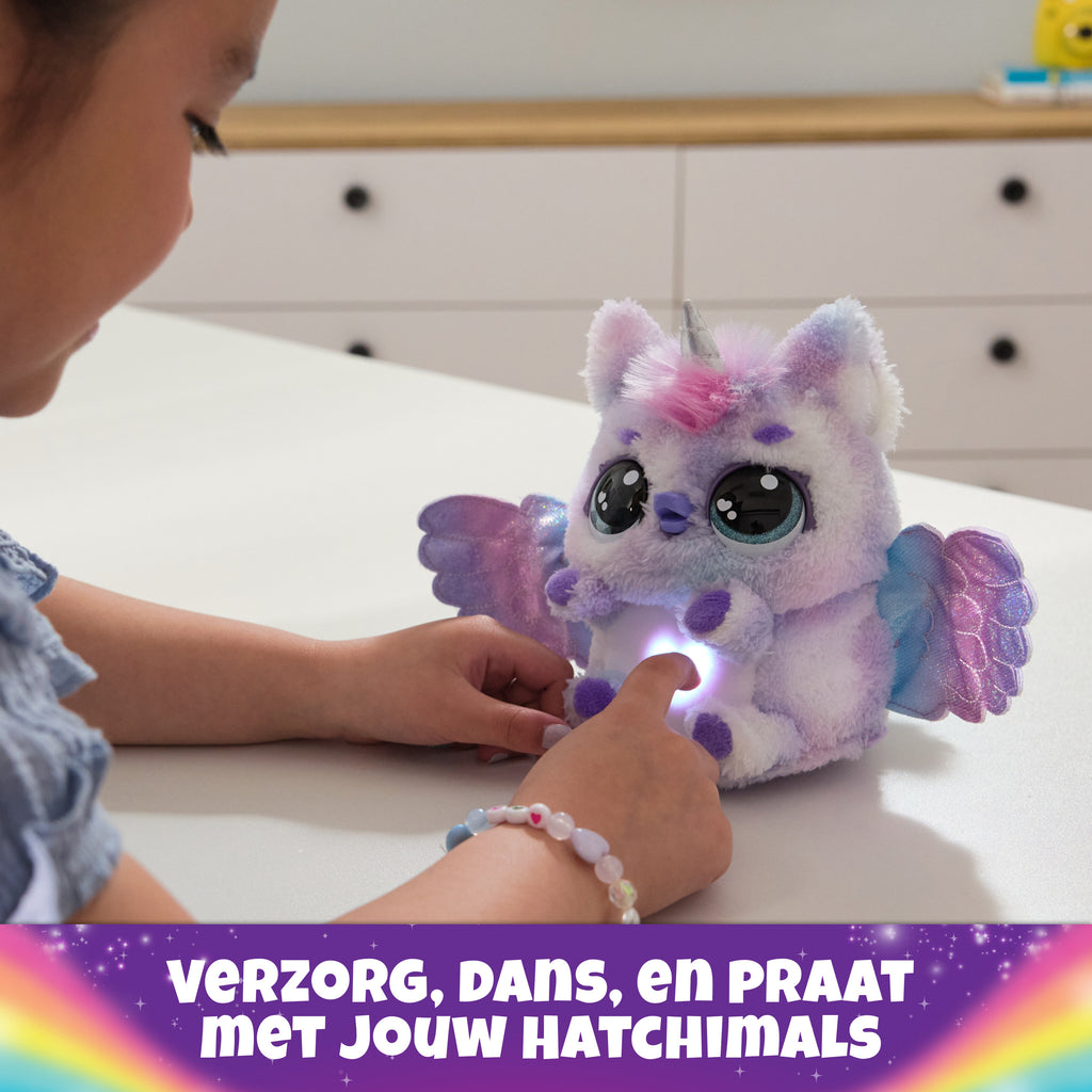 Hatchimals Pufficorn Alive Eclosion Secrete