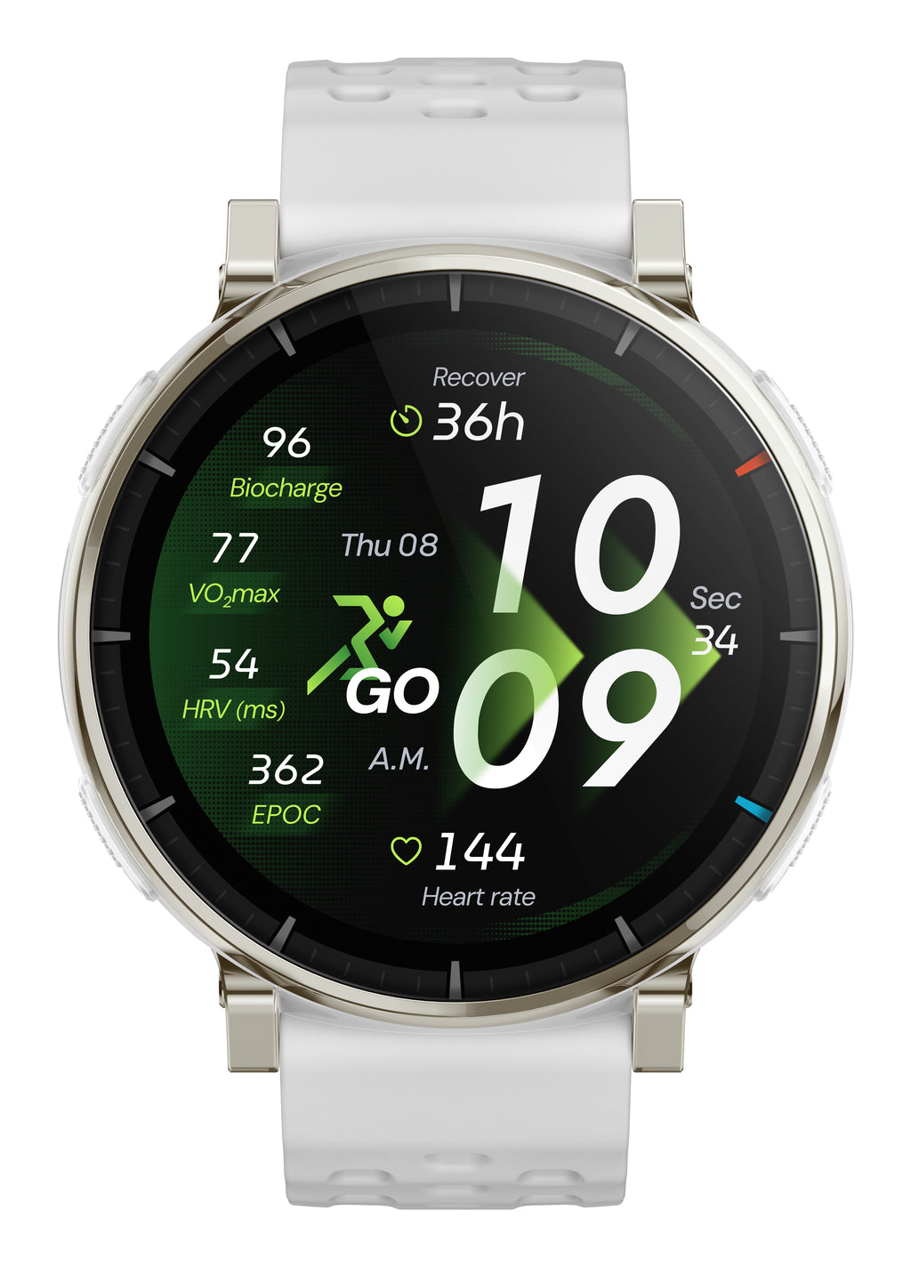 Montre Connectée Active 3 Écran AMOLED 1.32" 466 x 466 pixels GPS Or