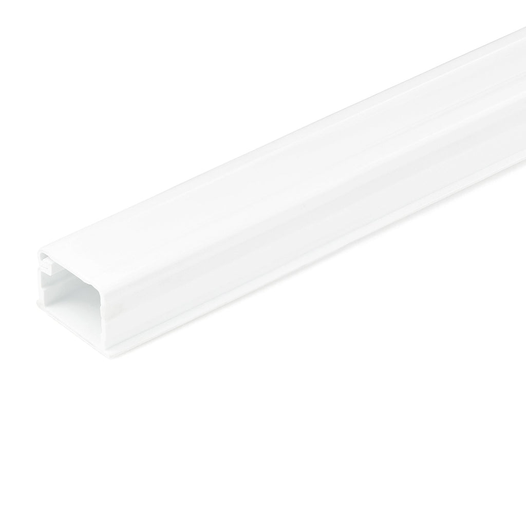 StarTech.com Chemin de Câbles PVC avec Couvercle et Ruban Adhésif, 19mm x 13mm, 2m, Homologué UL