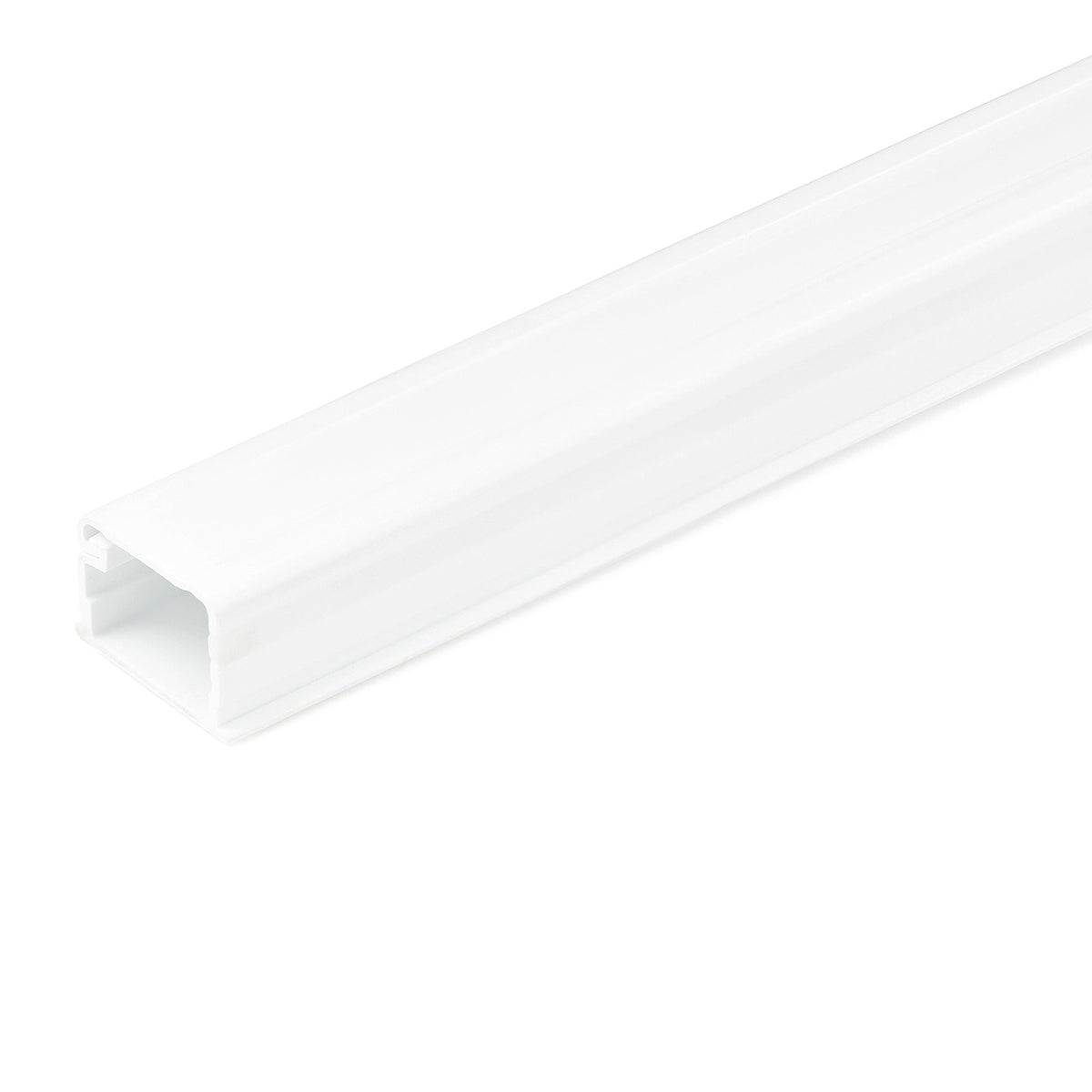 StarTech.com Chemin de Câbles PVC avec Couvercle et Ruban Adhésif, 19mm x 13mm, 2m, Homologué UL