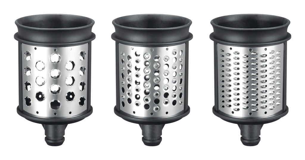 KitchenAid 5KSMEMVSC Ensemble de Moulin et Râpe en Acier Inoxydable