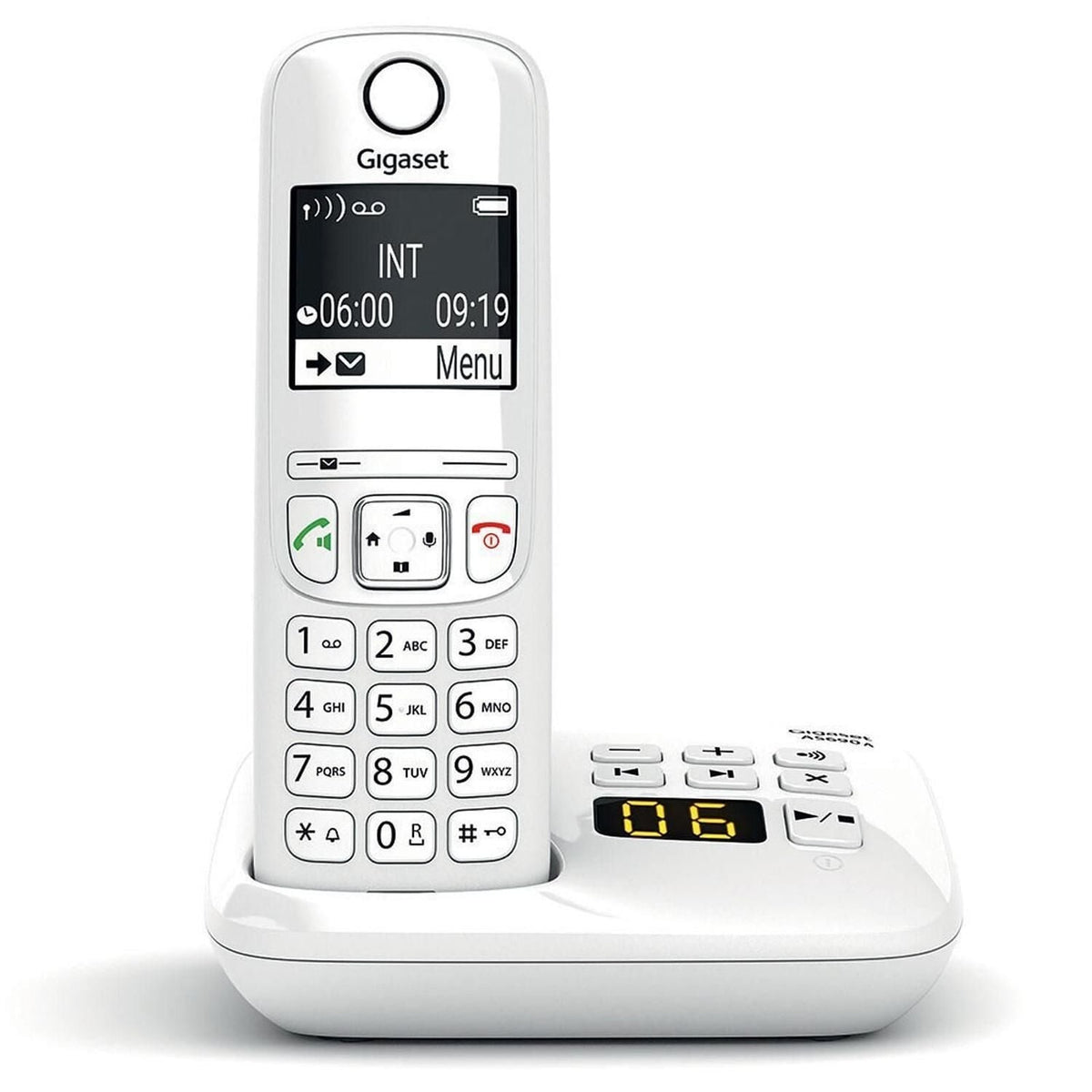 Gigaset Téléphone fixe sans fil AS690A - Blanc