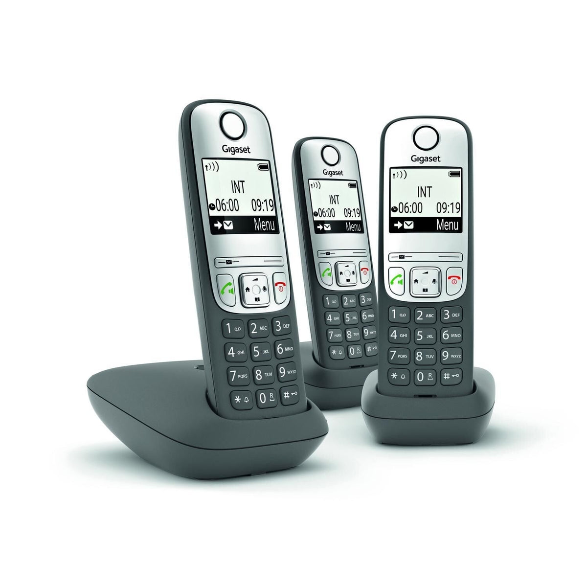 Gigaset Téléphone fixe sans fil Trio A635 - Anthracite